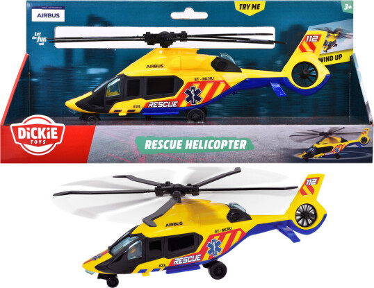 Dickie Toys - Rescue Helicopter Airbus H160 - Helikopter Legetøj