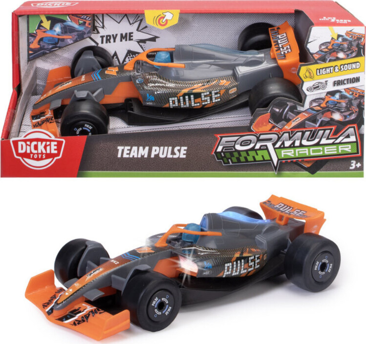 Dickie Toys - Formula Racer Team Pulse - Racerbil Legetøj