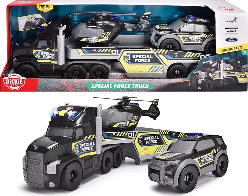 Dickie Toys - Specialstyrke Lastbil - Med Bevægelige Dele