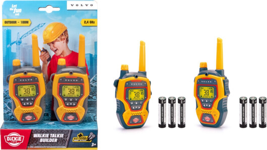 Dickie Toys - Walkie Talkie Builder Sæt Til Børn - Bygningsarbejder