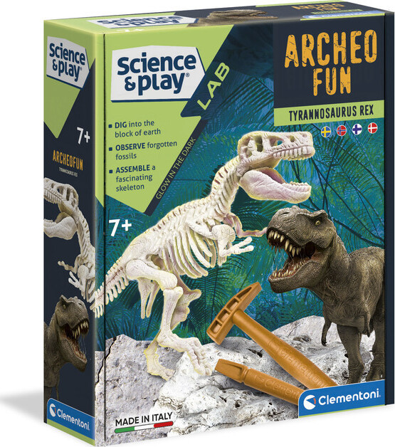 Billede af T-rex Arkæolog Legetøj - Science & Play - Clementoni hos Gucca.dk