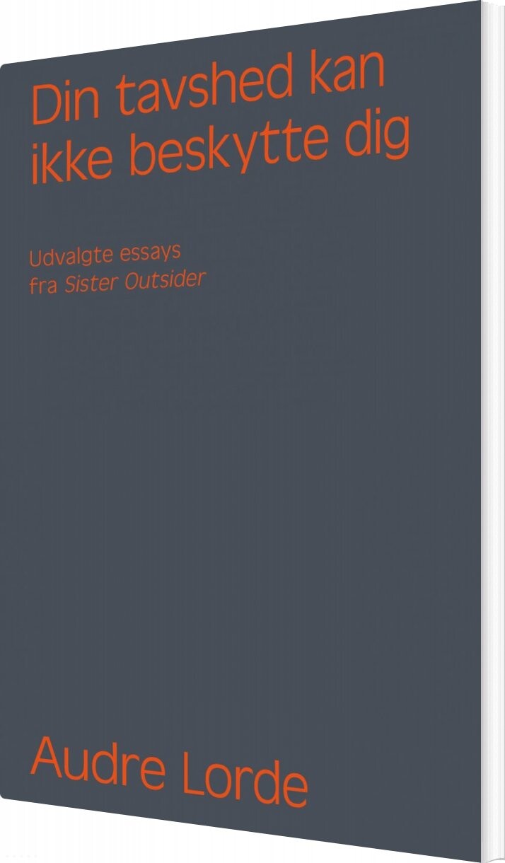 Billede af Din Tavshed Kan Ikke Beskytte Dig - Audre Lorde - Bog