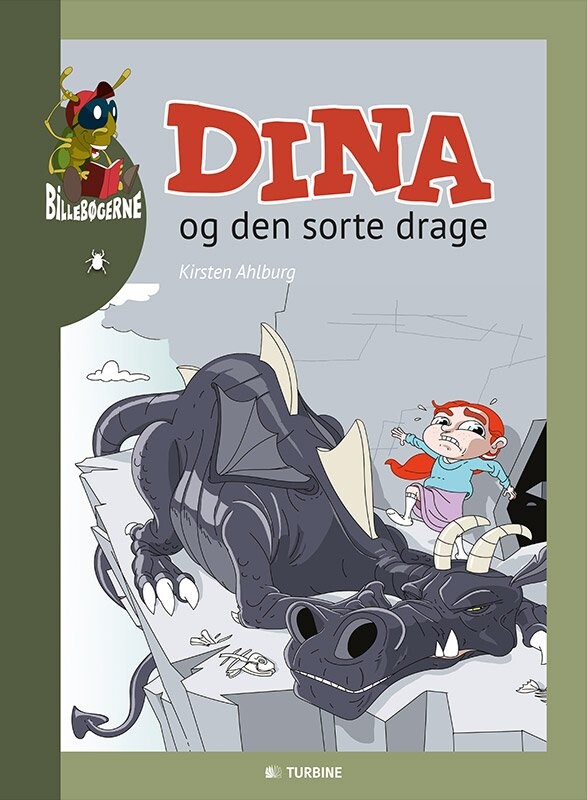 Billede af Dina Og Den Sorte Drage - Kirsten Ahlburg - Bog