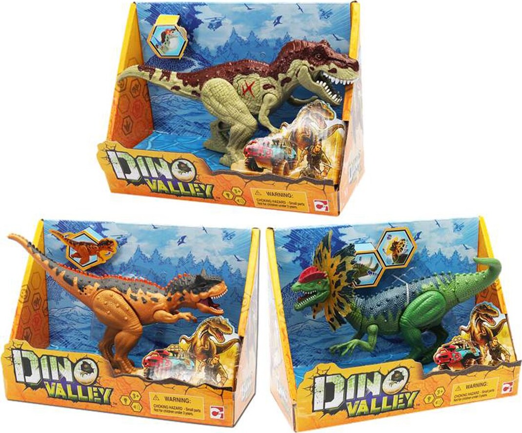 Dino Valley - Dinosaur Figur Med Lyd - Assorteret