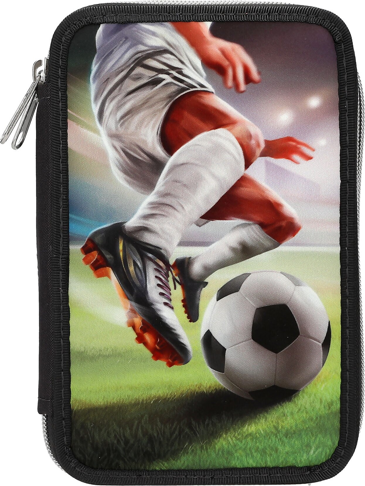 Action Word Double Pencil Case Football