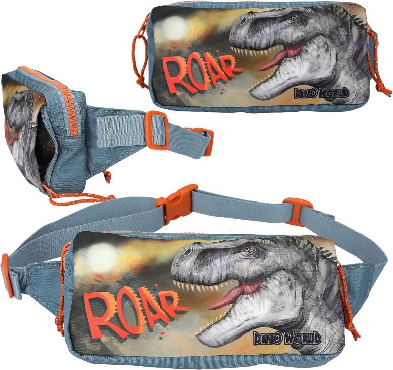 Dino World - Bæltetaske Til Børn - Dinosaur - Roar