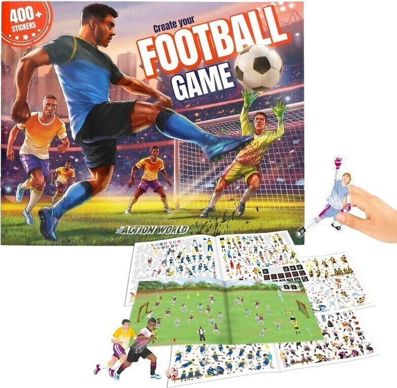 Create Your Football Game - Klistermærkebog - 400 Stickers