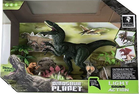Dinosaur Legetøj Med Lyd Og Lys – #2 – Dinosaur Planet – Animal Universe