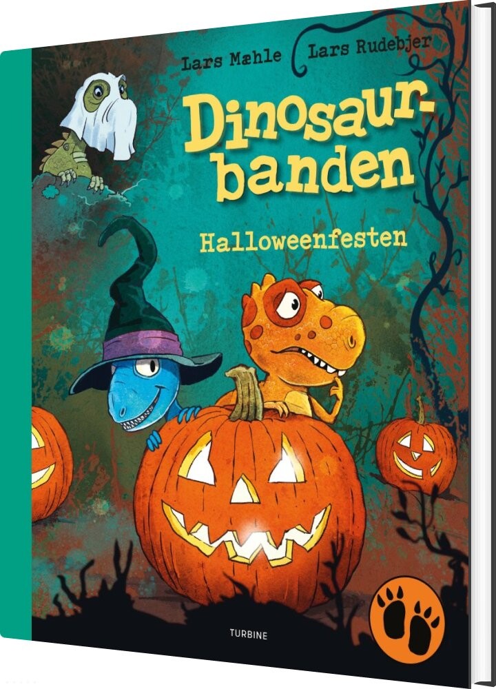 Billede af Dinosaurbanden - Halloweenfesten - Lars Mæhle - Bog hos Gucca.dk