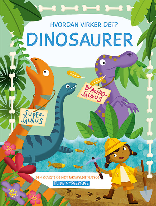 Billede af Dinosaurer - Til De Nysgerrige (papbog Med Flapper) - Diverse - Bog hos Gucca.dk