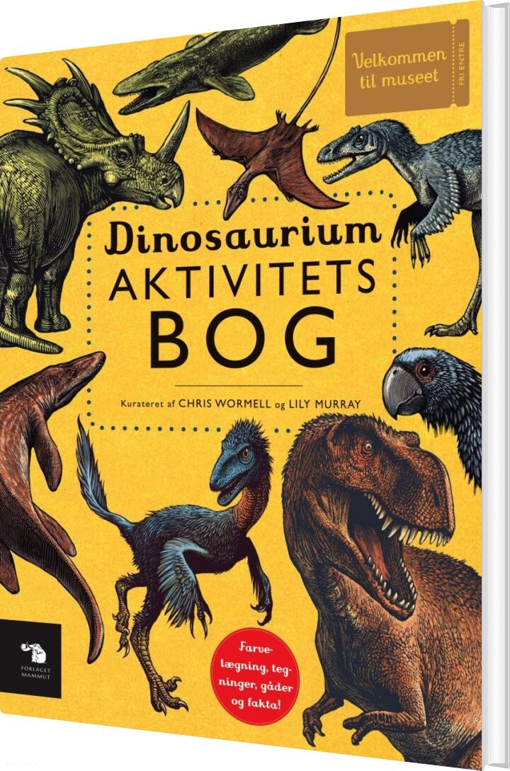 Billede af Dinosaurium Aktivitetsbog - Chris Wormell - Bog