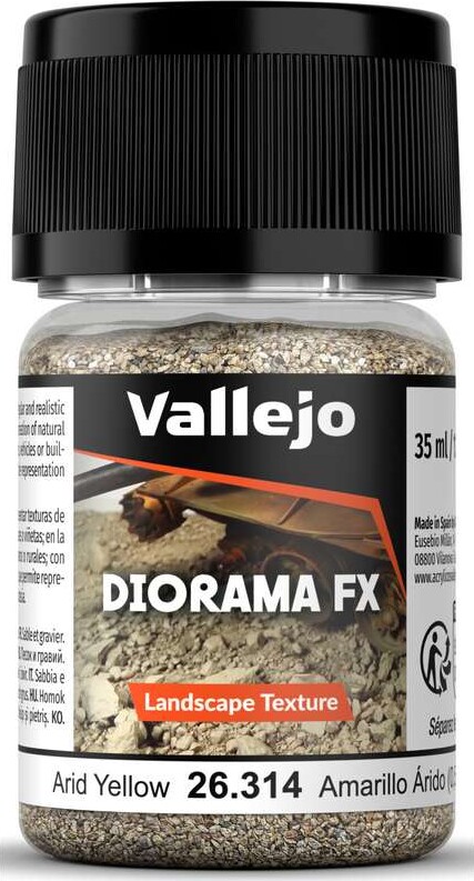 Diorama Fx Arid Yellow 0,5-2mm, 35ml - 26314 - Vallejo