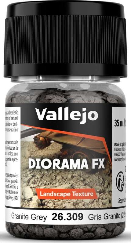 Vallejo - Diorama Fx Granite Grey - 2-5 Mm - 35 Ml - 26309
