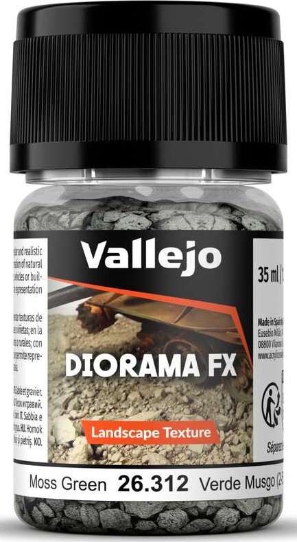 Vallejo - Diorama Fx - Landscape Texture - Moss Green - 35ml