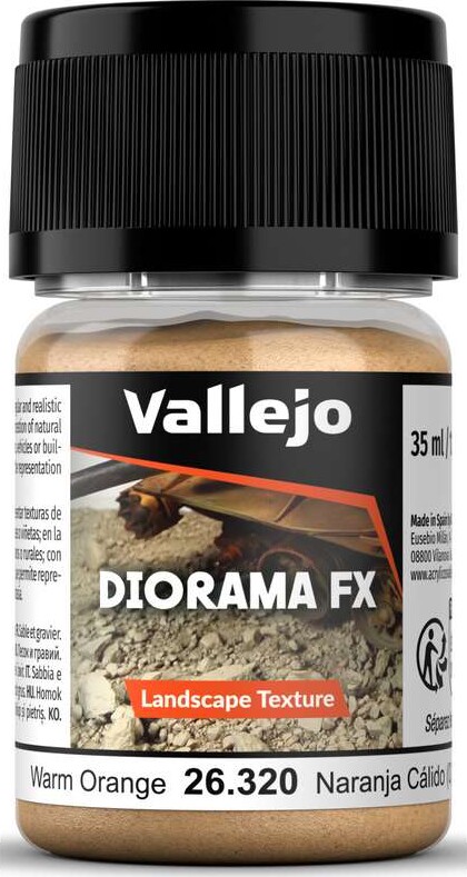 Diorama Fx Warm Orange 0,1-1mm, 35ml - 26320 - Vallejo