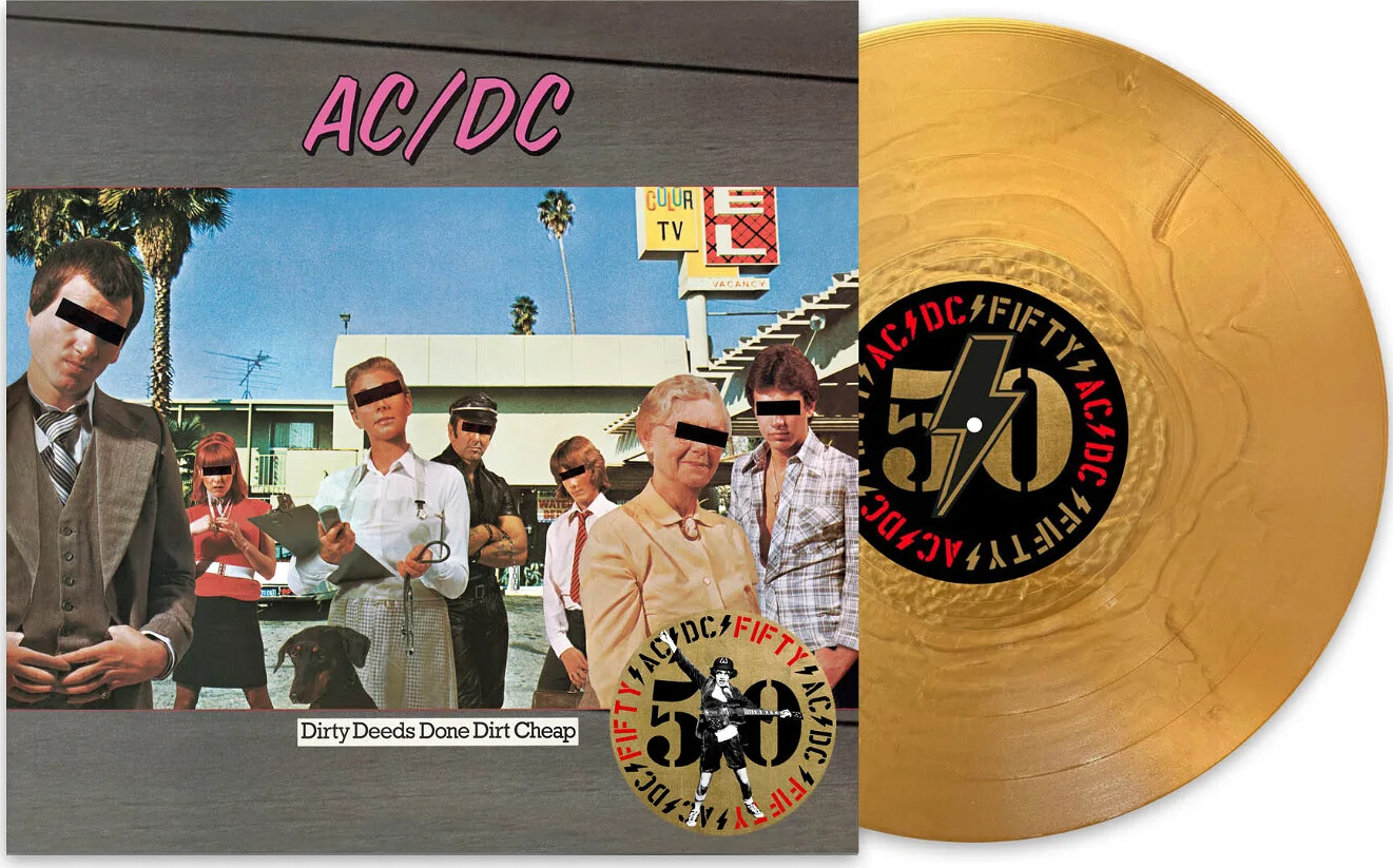 Ac Dc - Dirty Deeds Done Dirt Cheap - Gold Metallic Edition - Vinyl Lp