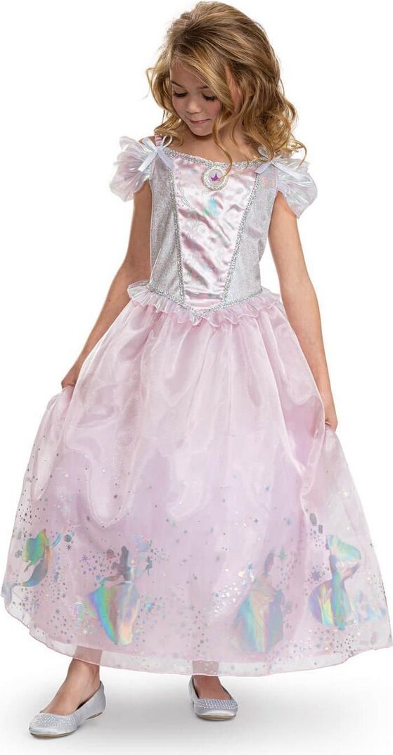 Disney - Prinsesse Kjole Udklædning Til Børn - 100th Anniversary - 116 Cm