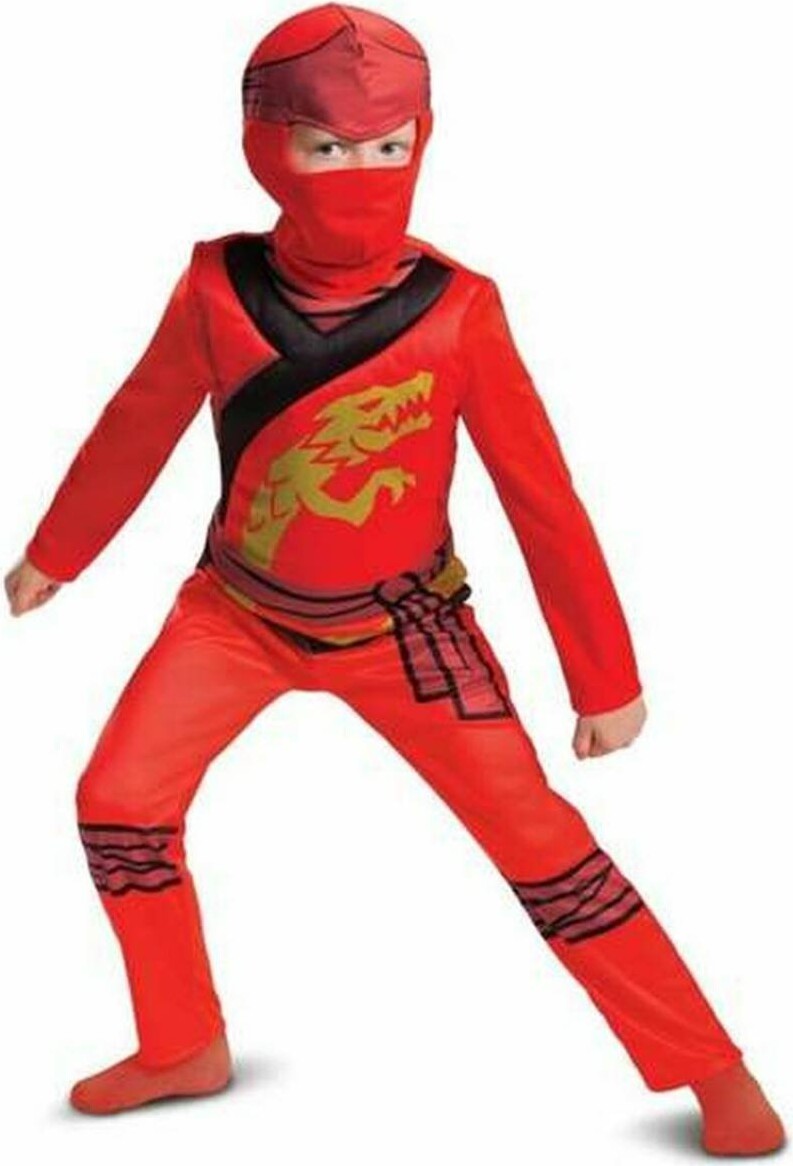 Ninjago Kostume - Kai Dragt Til Børn - 6 år - Disguise