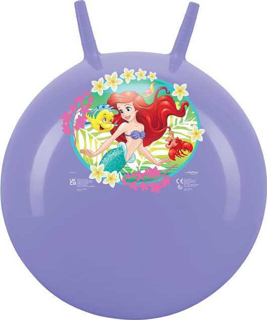 Disney - Ariel Hoppebold Med Håndtag - 50 Cm - Simba Toys