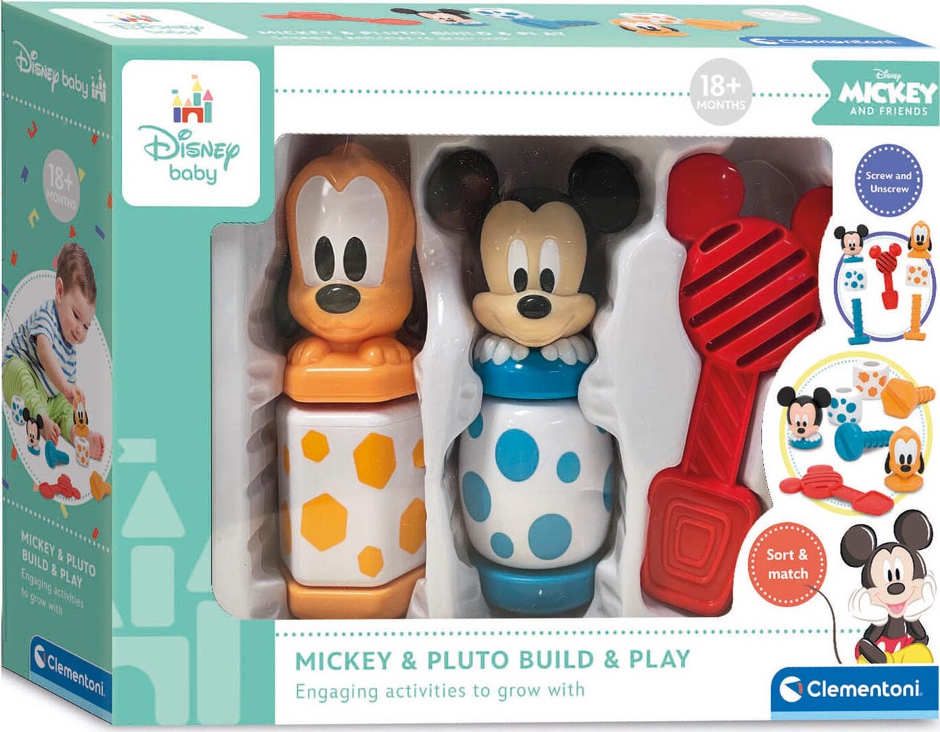 Disney - Mickey Og Pluto Aktivitetslegetøj - Clementoni