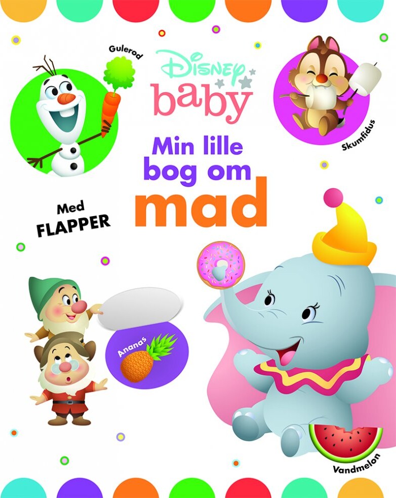 Tolk Landmand På jorden Disney Baby Bøger - Min Lille Bog Om Mad - Papbog - Gucca.dk