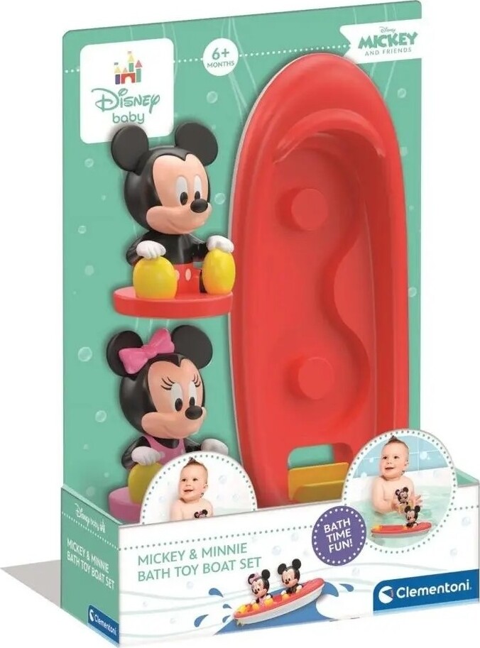Disney Bath Boat Set - Mickey + Minnie