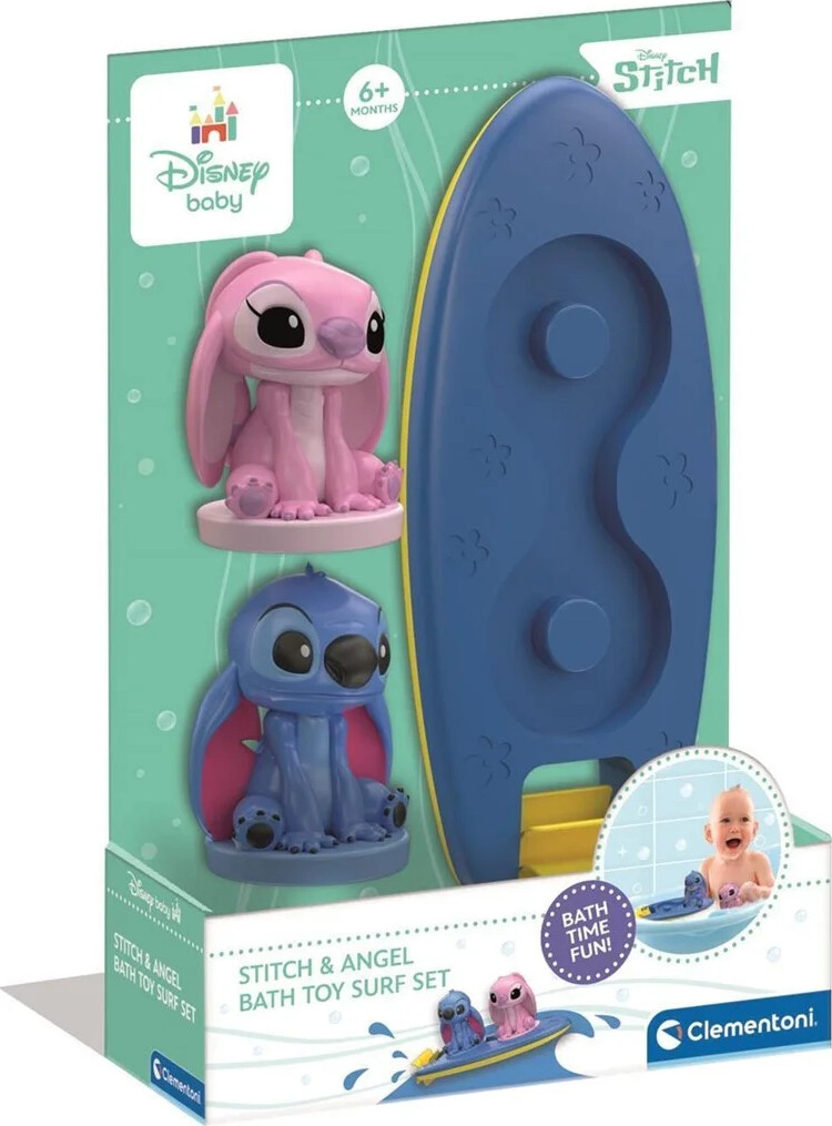 Clementoni 17627 Surfbræt med Disney Stitch og Angel Badelegetøj - 6+måneder