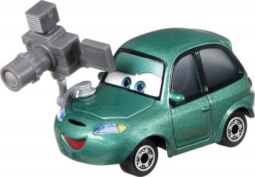 Se Disney Cars Bil - Dash Boardman - Die-cast Metal - 1:55 hos Gucca.dk