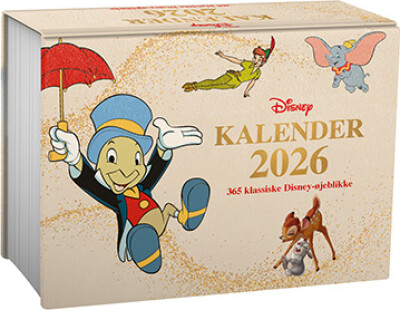 Disney - Kalender 2026 - 365 Klassiske Disney-øjeblikke