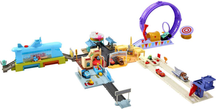 Billede af Disney Cars - Bilbane Legesæt - Showtime Loop - Inkl. Monster Truck Bil