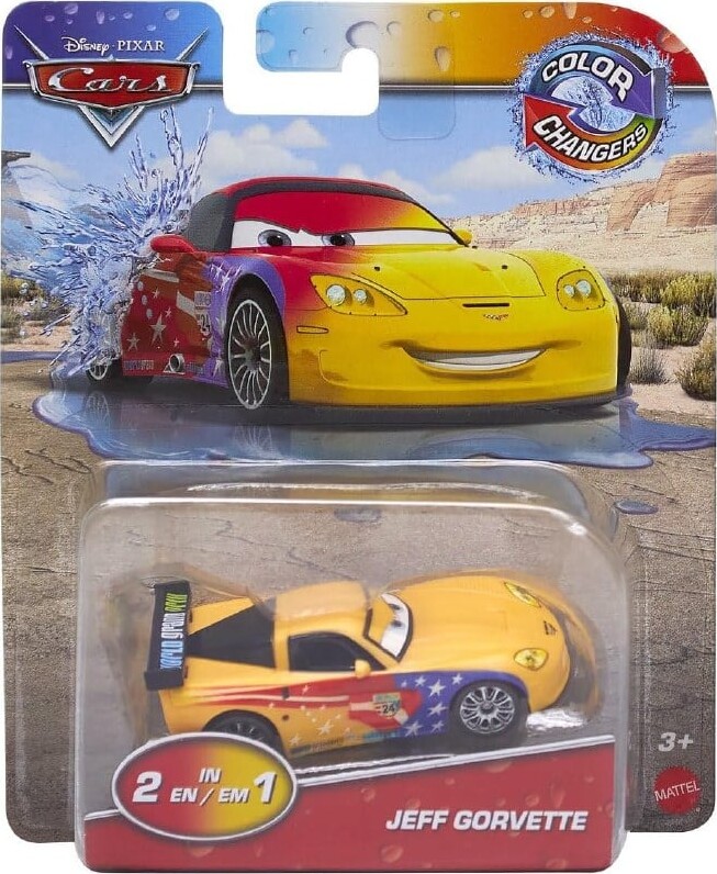 Disney Cars - Color Changers -jeff Gorvette (hrx46)