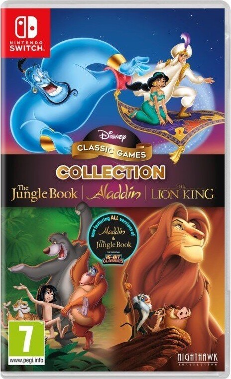 Disney Classic Games Collection: The Jungle Book, Aladdin, & The Lion King - Nintendo Switch