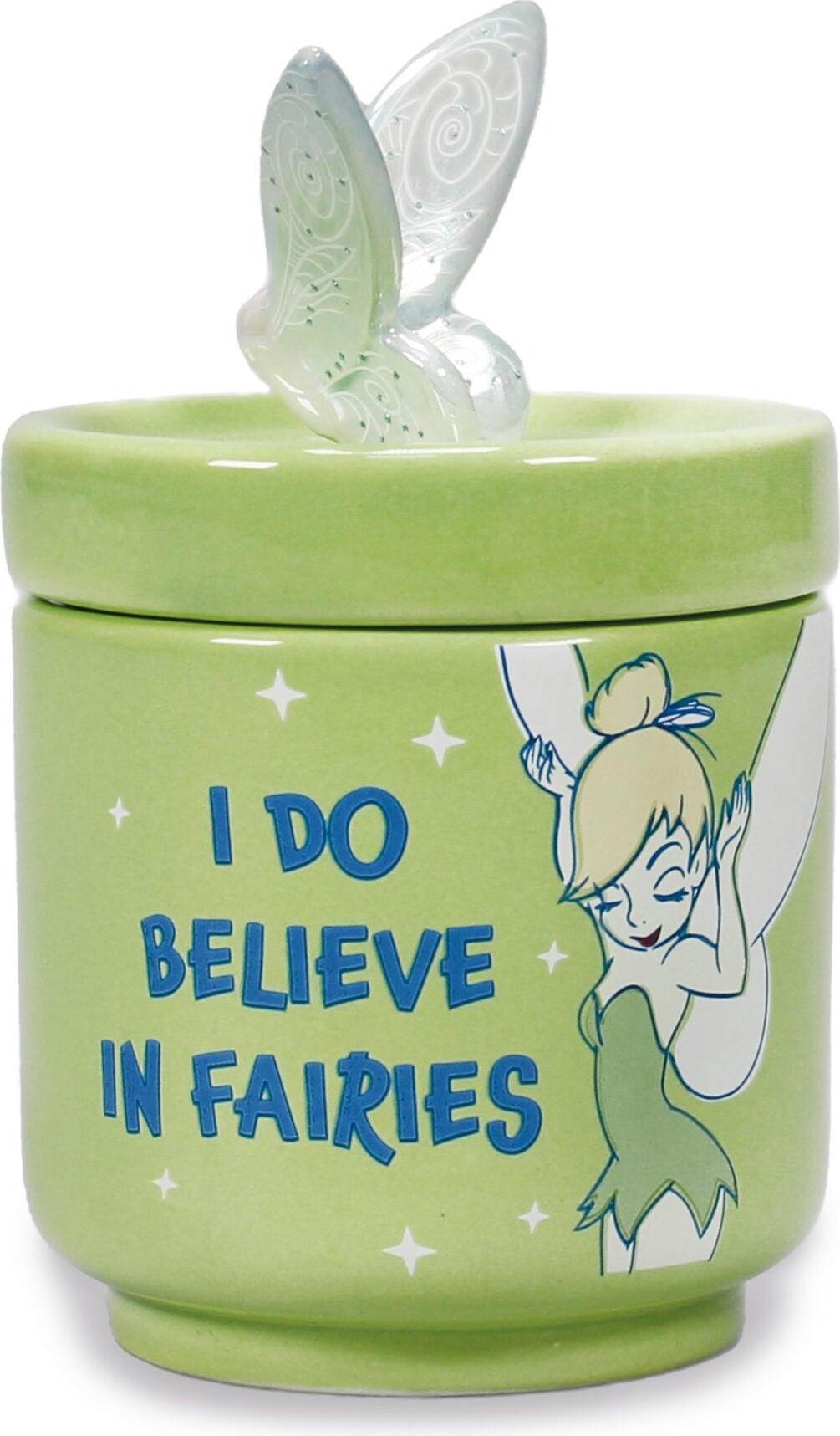Billede af Disney - Keramik Skål Med Låg - Peter Pan - Klokkeblomst - 14 Cm