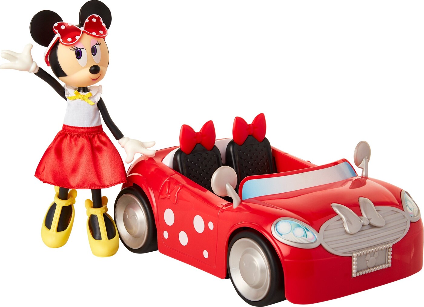 Disney - Minnie Mouse Dukke Med Bil - Drive 'n Style