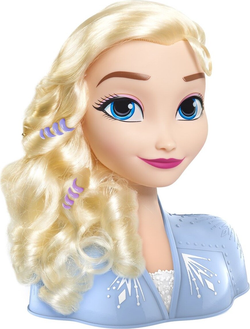 Disney Frost – Elsa Frisørhoved Med Tilbehør