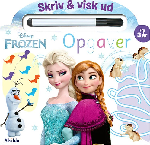 Disney - Frost - Skriv Og Visk Ud - Bog - Forlaget Alvilda