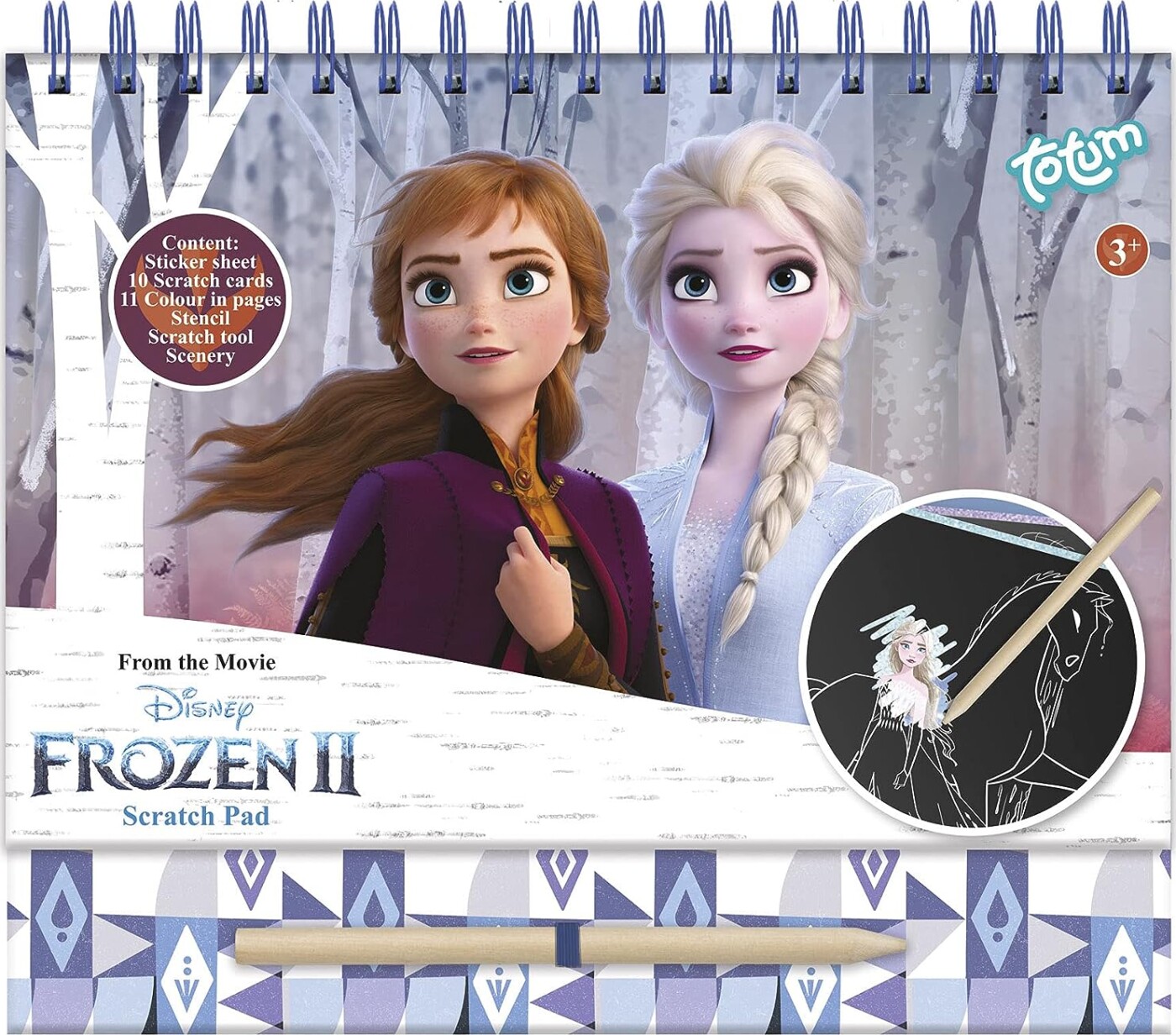 Frost - Disney - Scratch Book - Med Motiver Og Landskaber