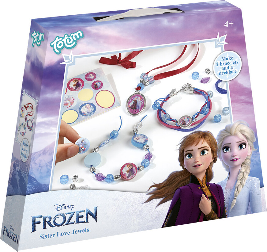 Totum Disney Frozen 2 Sister Love Jewels, Children''s jewellery making set, 4 År, Flerfarvet