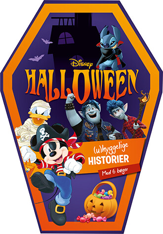 Halloween Kiste Med 6 Disney Bøger - Bog - Forlaget Alvilda