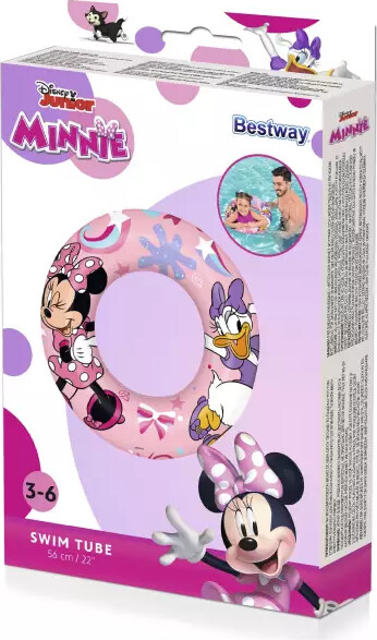 Se Disney - Minnie Mouse Badering - Bestway - 56 Cm - 3-6 år hos Gucca.dk