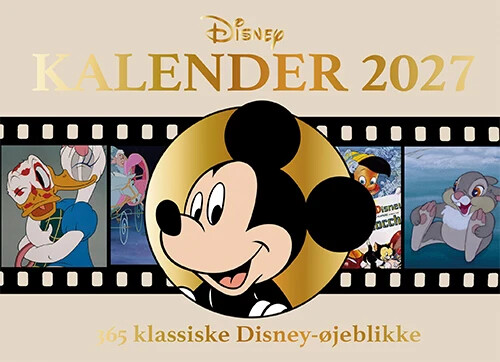 Disney Kalender 2027 - 365 Klassiske Disney-øjeblikke - Forlaget Alvilda
