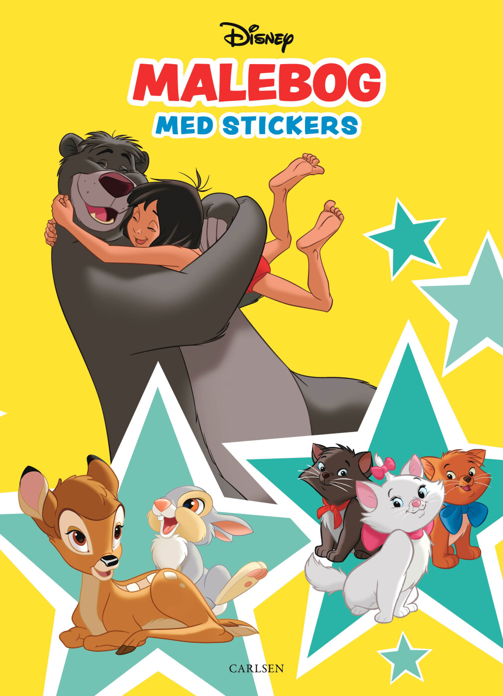 Disney Klassikere Malebog - 6 Stk - Bog