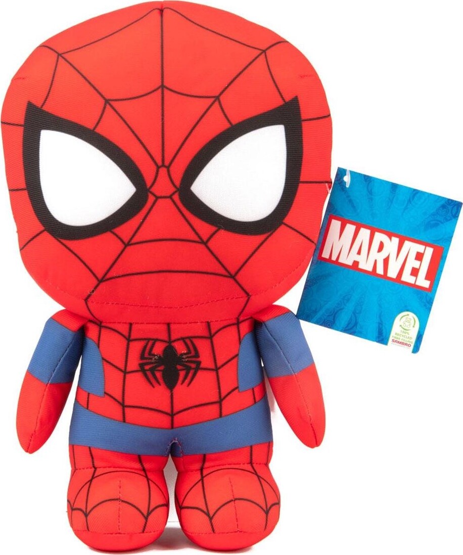 Spider-man Bamse Med Lyd - Marvel - Disney - 28 Cm