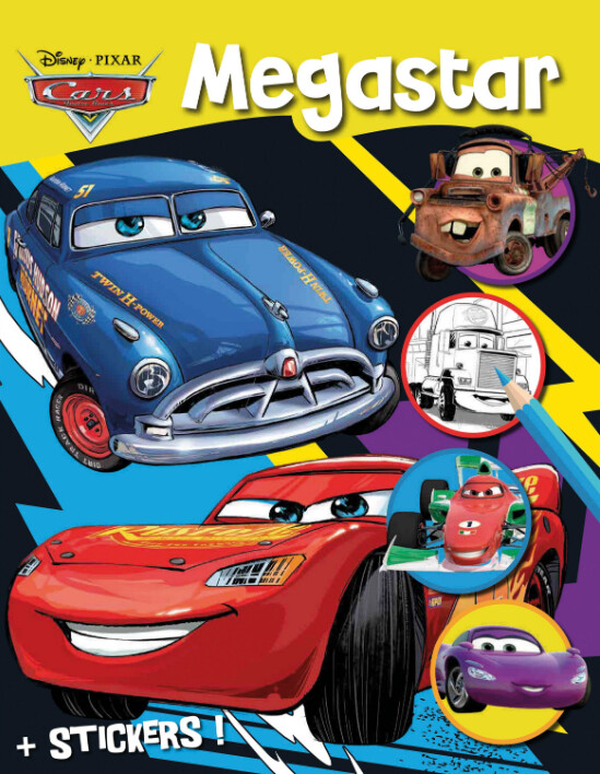 Disney - Megastar Colouringbook - Cars - Bog