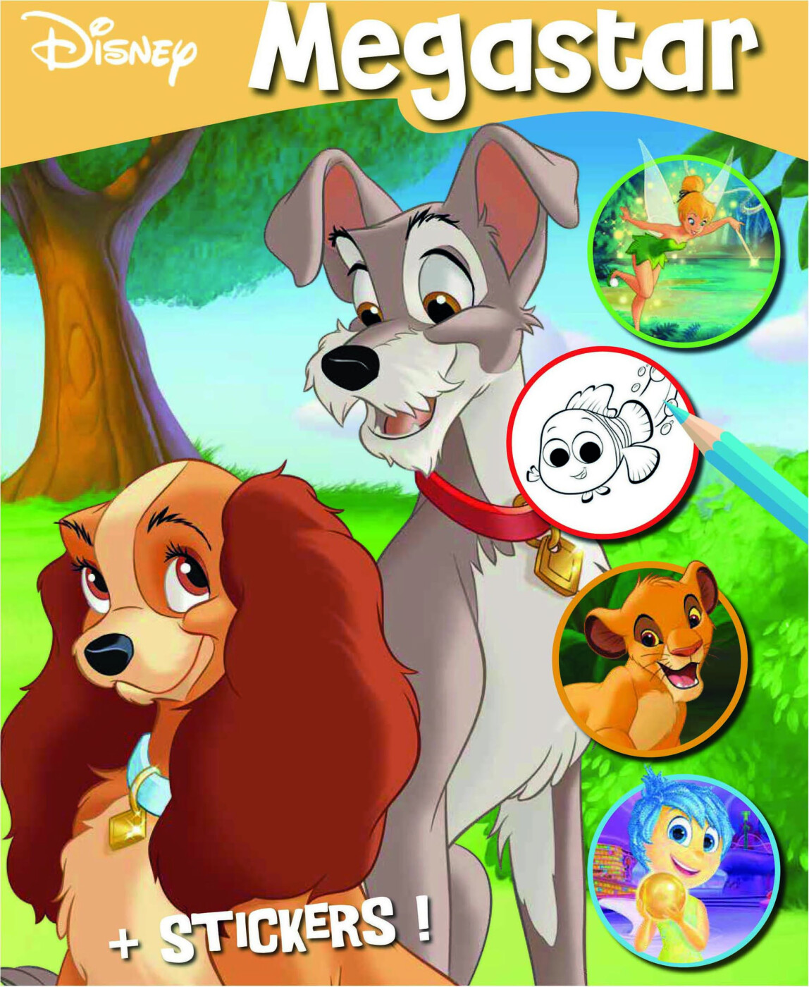 Disney - Megastar Colouringbook - Filmstart - Bog