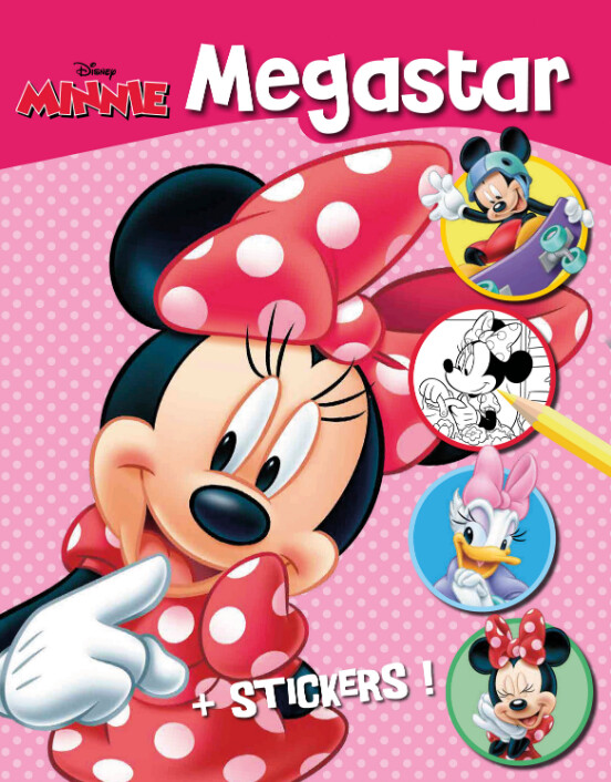 Disney - Megastar Colouringbook -  Minnie - Bog