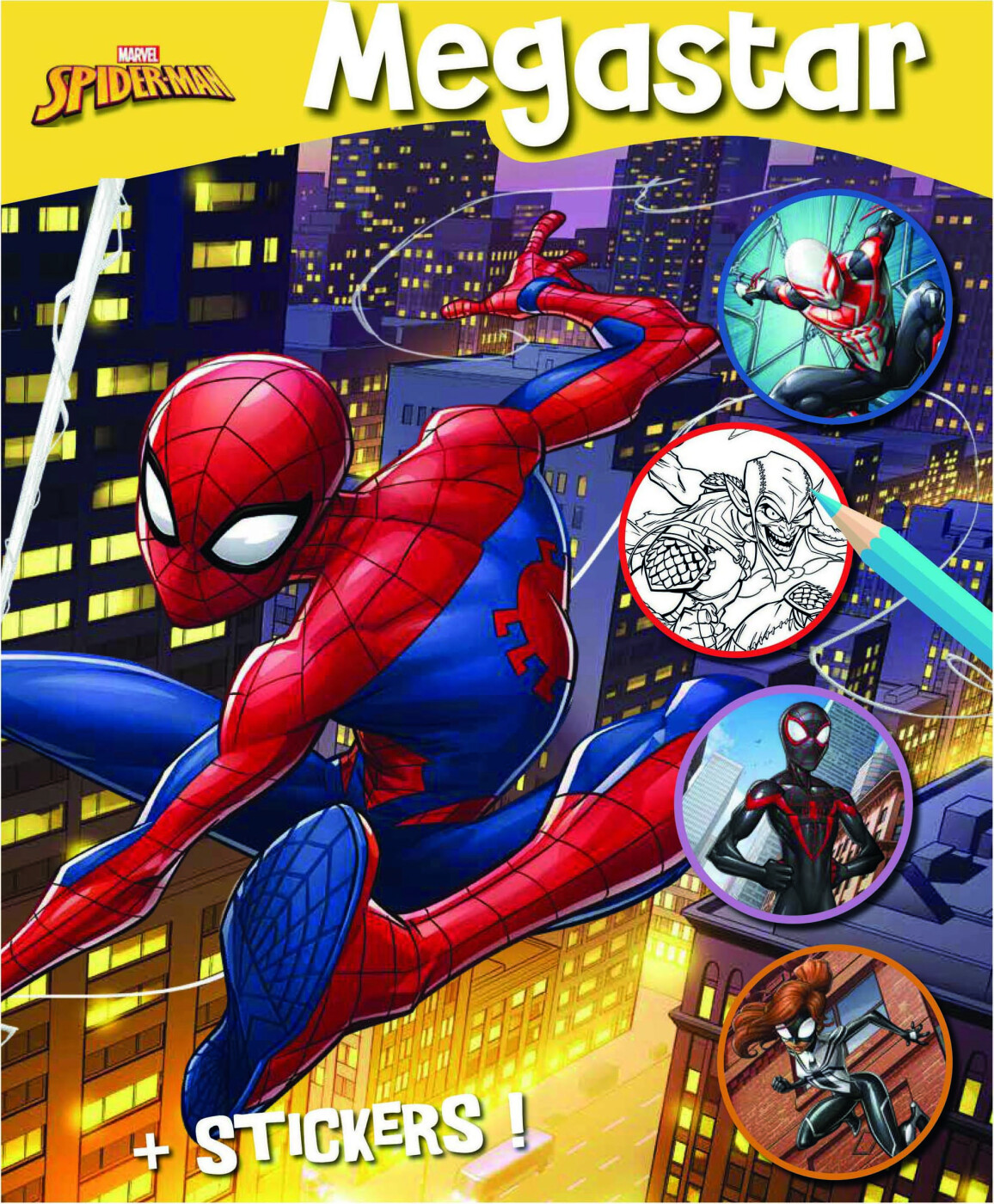 Disney - Megastar Colouringbook - Spiderman - Bog