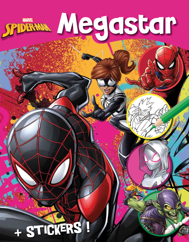 Disney - Megastar Colouringbook -  Spiderman - Bog
