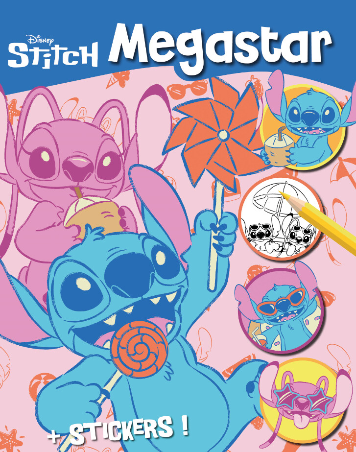Disney - Megastar Colouringbook -  Stitch - Bog