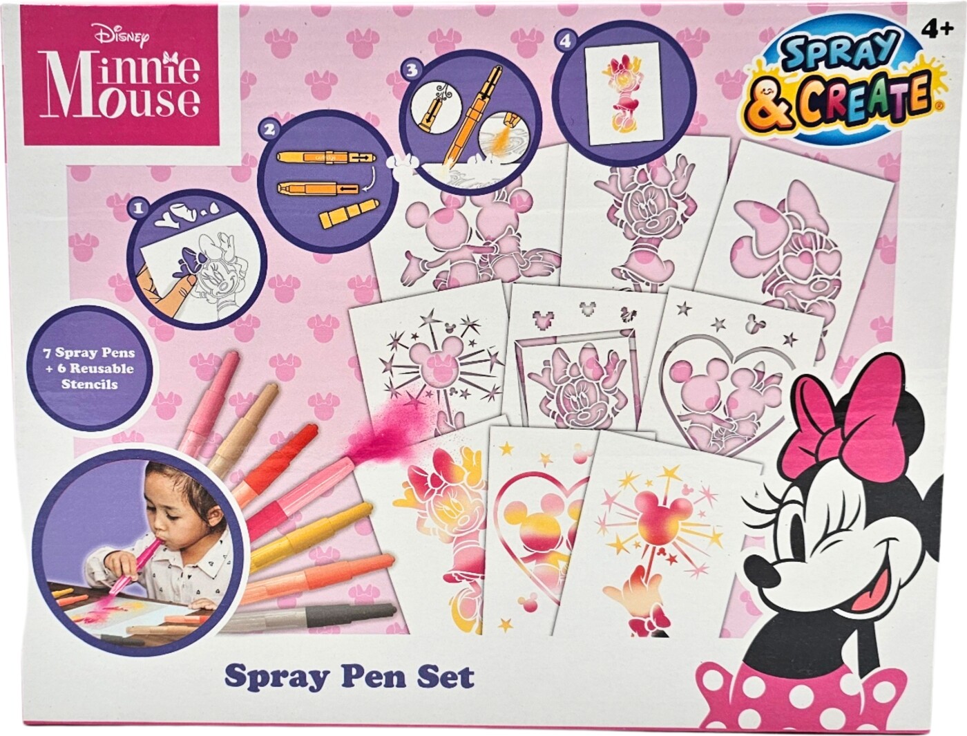 Disney - Minnie Mouse Spray Pen Sæt